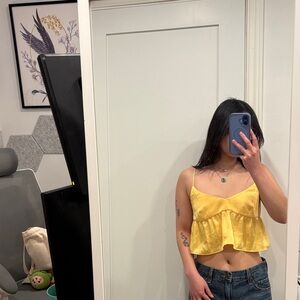 Wilfred Lover Yellow Satin Camisole